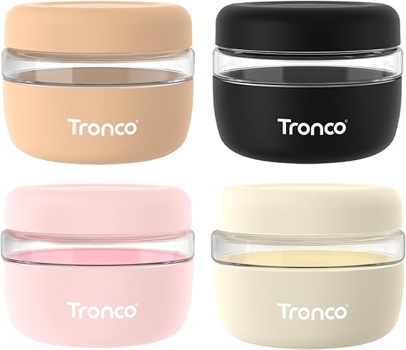 Tronco 16 oz Glass Meal-Prep Bowls, 4-Pack